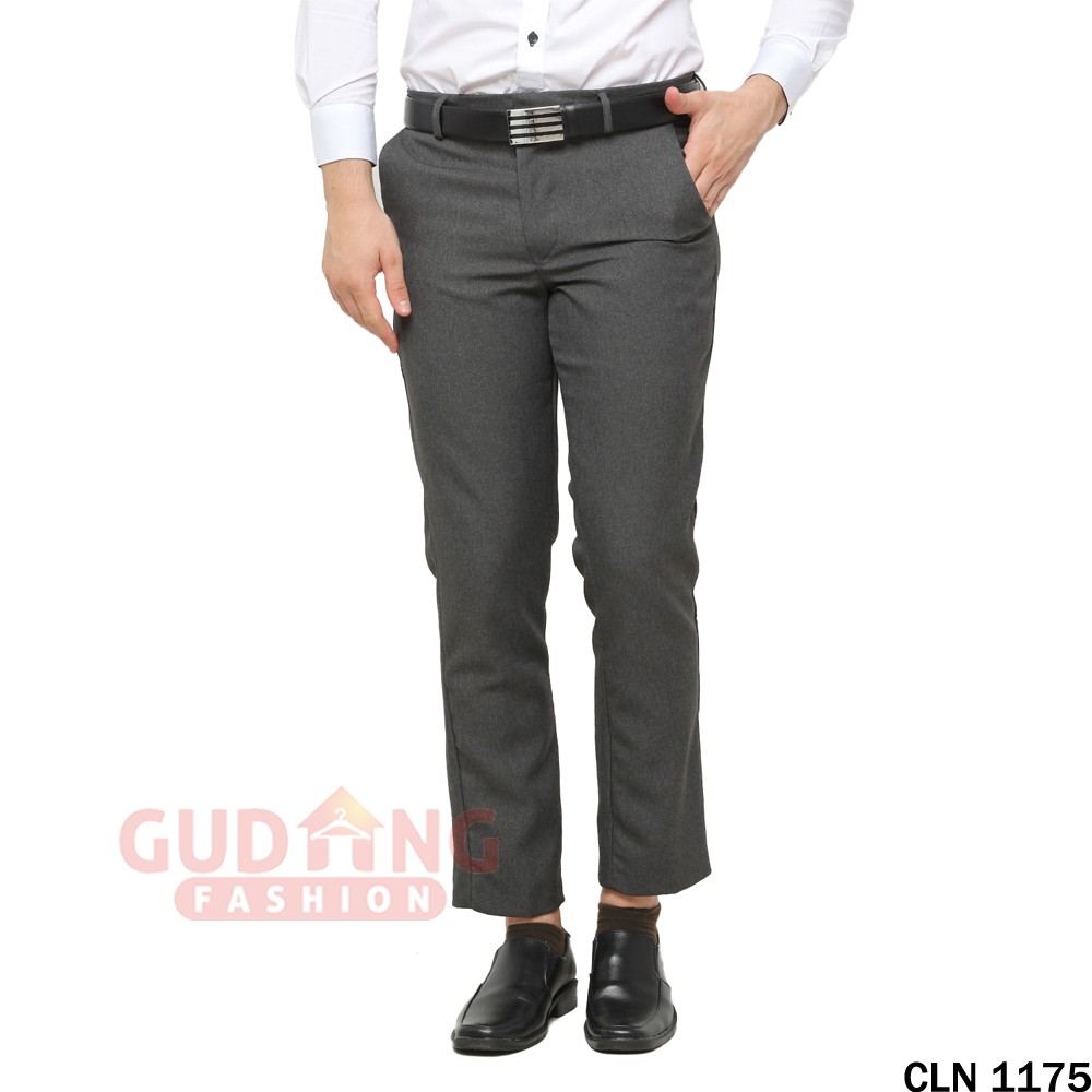 Celana Bahan Kantoran Pria Formal Model Slim Fit - CLN 1175