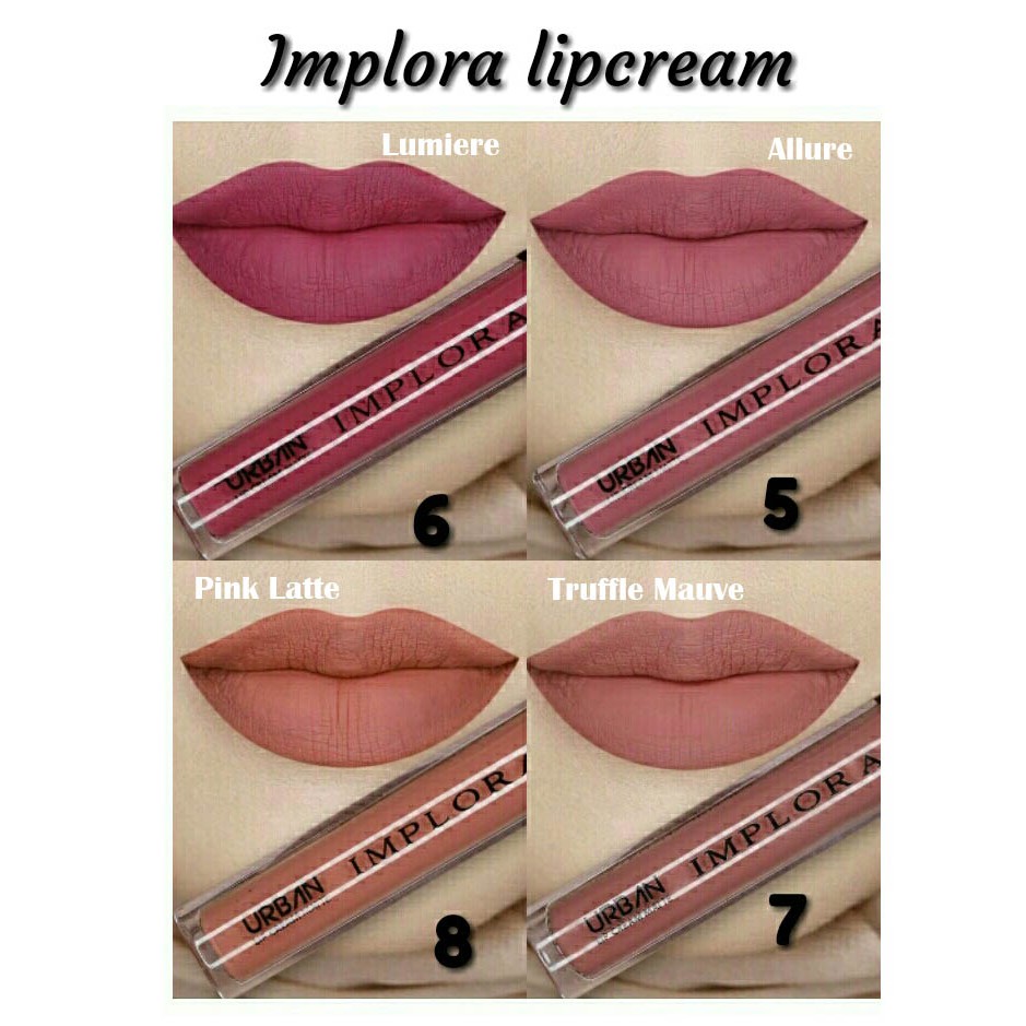 Implora Urban Lip Cream Matte Original BPOM