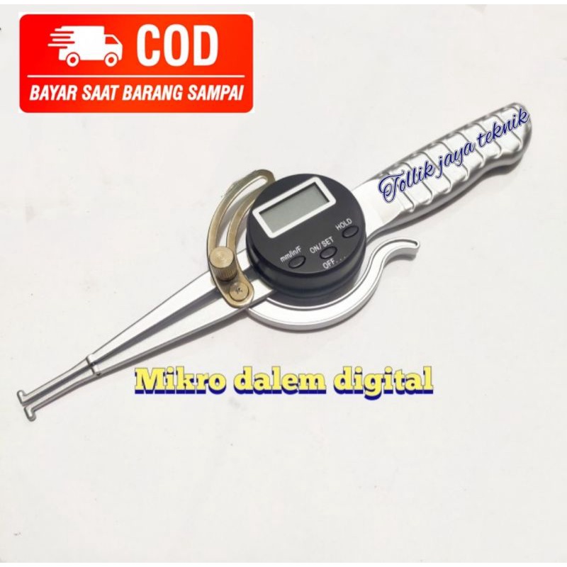 12.7 - 175mm Digital Gauge Inside Caliper Jangka Dalam Alat Porting 6 IN
