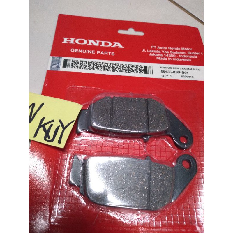 KAMPAS REM BELAKANG DISPAD HONDA SONIK CB 150 r verza new mega pro supra GRT kode-KSP