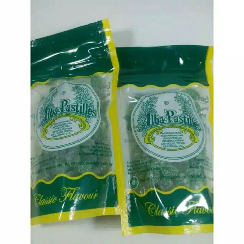 

permen minyak kayu putih,permen alba pastiles,permen classic100gr