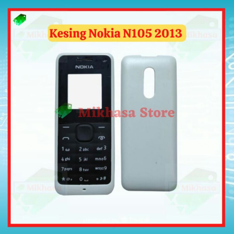 Cs Nokia N105 2013 Lama Casing Cover Kesing Backdoor Tutup Belakang Nokia N105 2013 Original