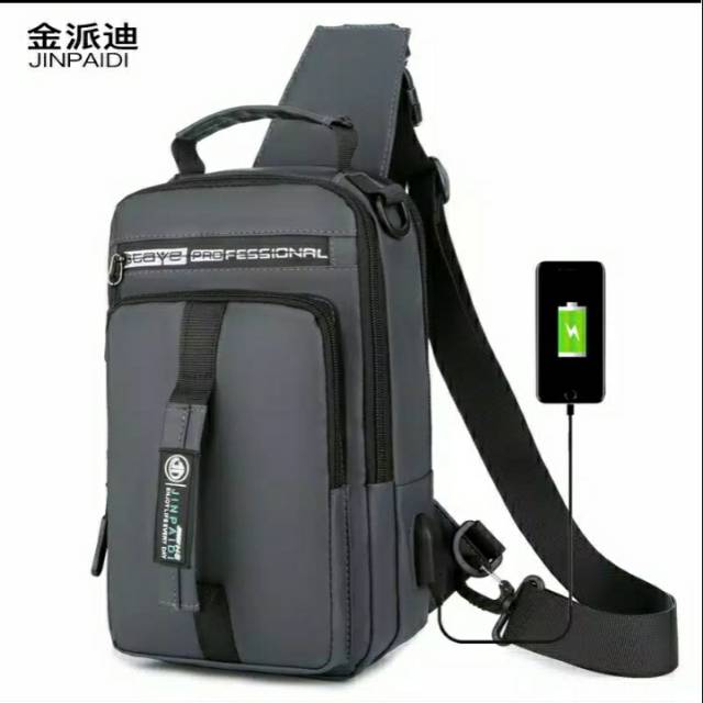 Tas Pria Wanita Selempang Jinpaidi 7128