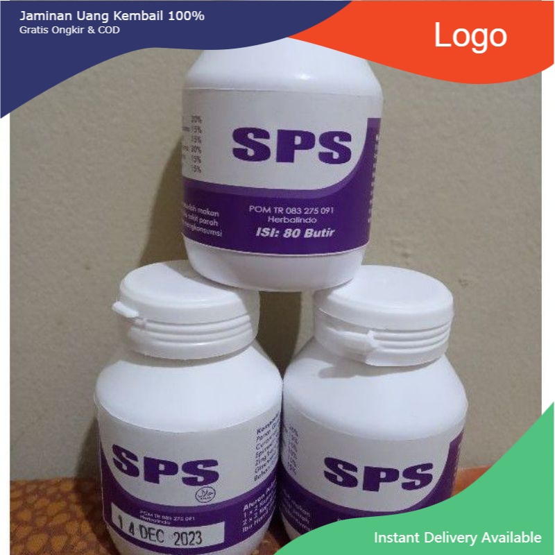 Obat Herbal SPS 1 Botol isi 80 Kapsul Asli 100% Original Halal Obat Stroke