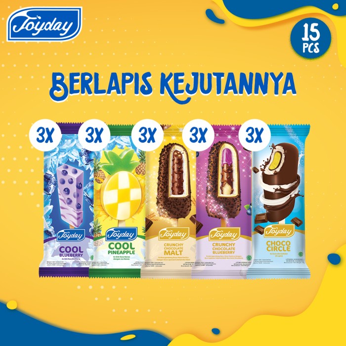 

Joyday Ice Cream Berlapis kejutannya PACK - BARU