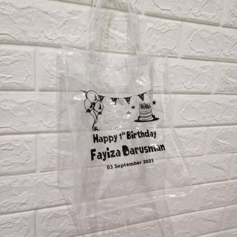 Tas Mika Bening ukuran P30 L14 T40 ( custom )