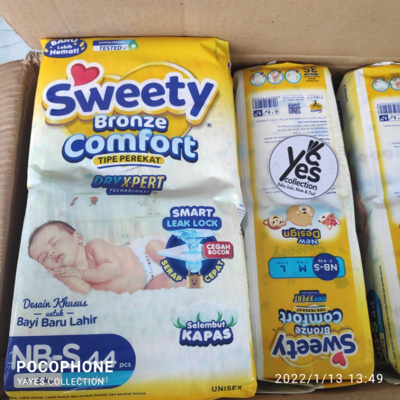 Sweety NB NBS NB44 NBS44 Sweety perekat bayi baru lahir