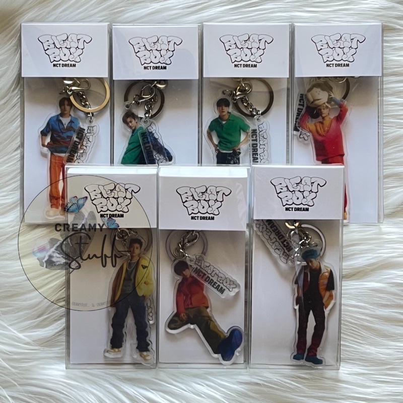 NCT DREAM “BEATBOX” MD ACRYLIC KEY RING + PHOTOCARD SET - nct dream acrylic keyring photocard set ma