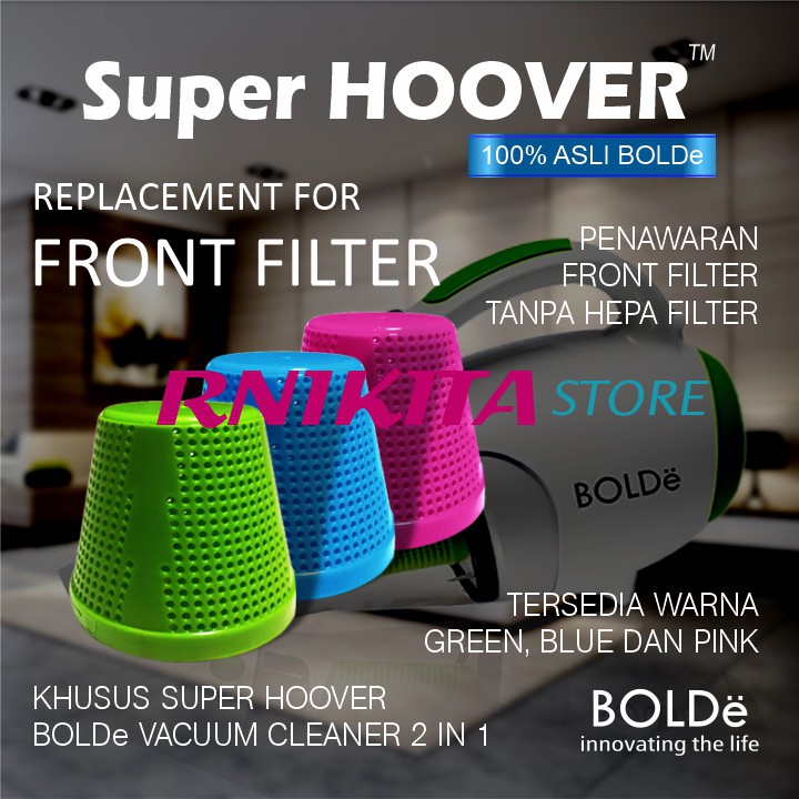 BOLDe FILTER HEPA SUPER HOOVER CYCLONE  - Sparepart Vacum Cleaner Super Hoover