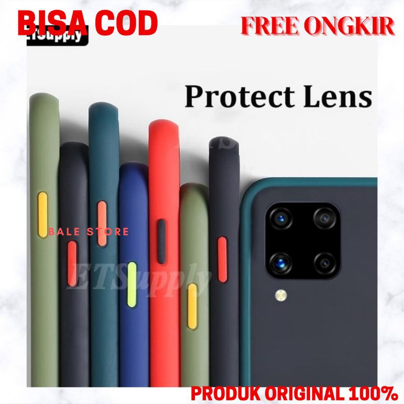 SOFT CASE SAMSUNG A12  MATTE COLORED FROSTED - ARMY GREEN