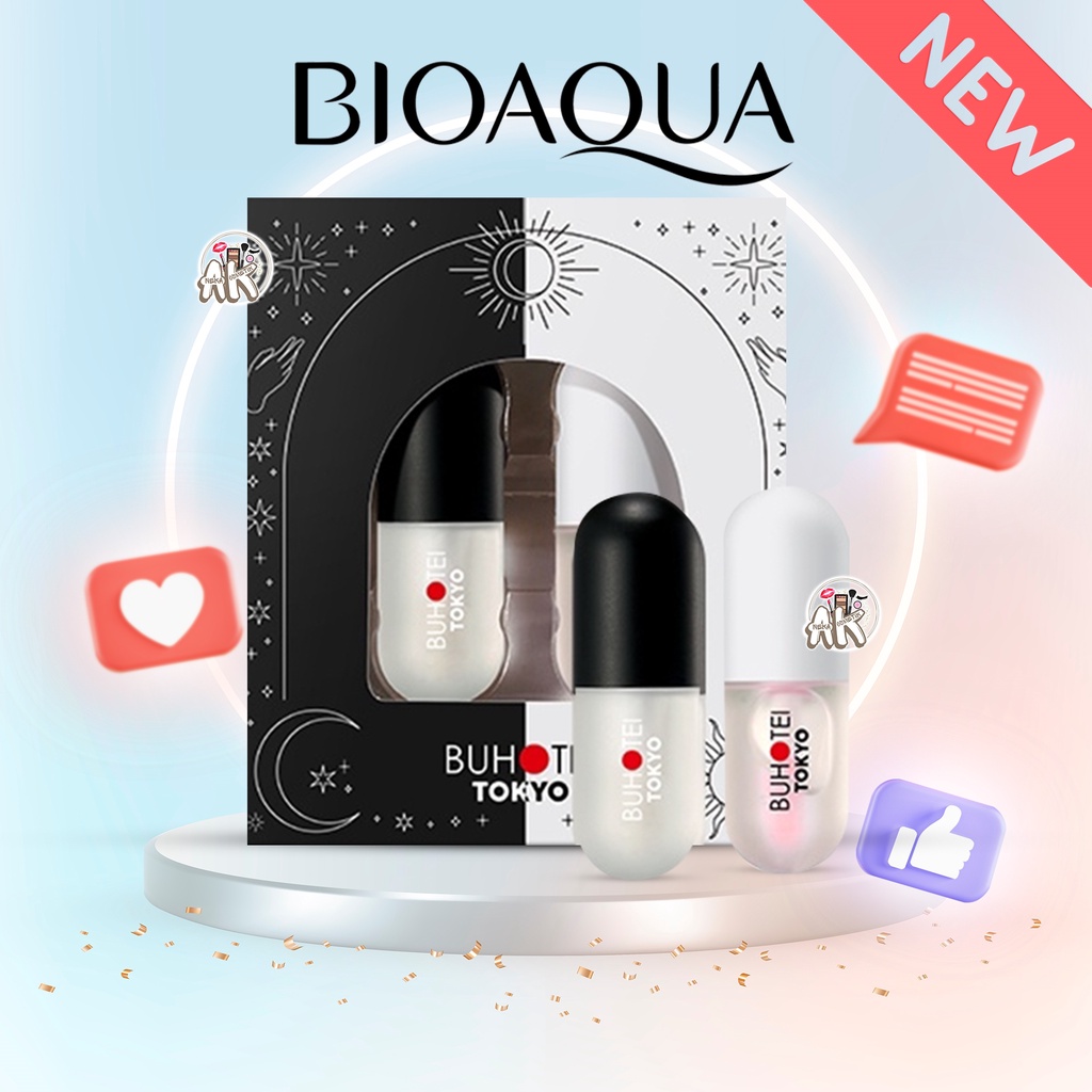 BIOAQUA BUHOTEI LIP SERUM SET ISI 2 (5ML + 5ML)