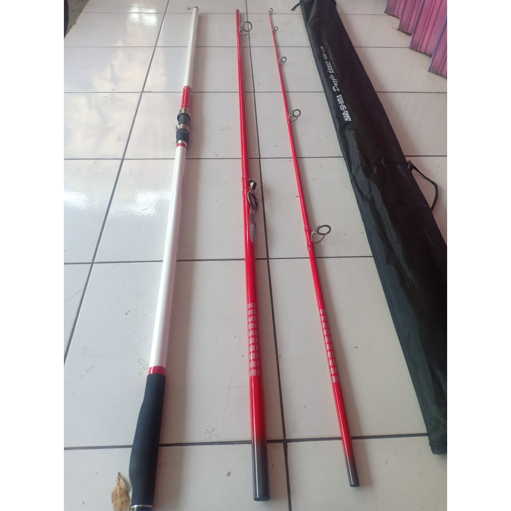 Joran Pancing Awashima Dazzle Dance Sambung 3 Panjang 4.50cm Cast 300Gr Carbon Omah Pancing Shop