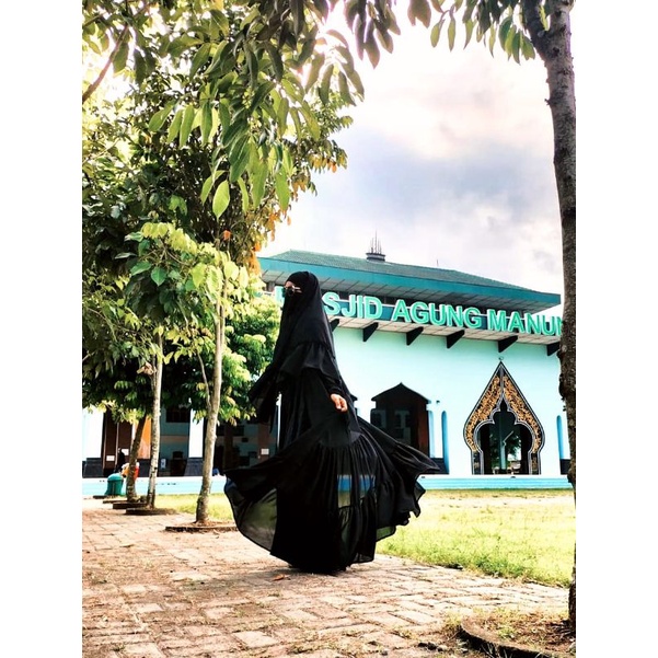 Gamis Outer Hijab Niqab Outfit Fashion Muslim /baju muslim /hijab syar'i /gamis syar'i