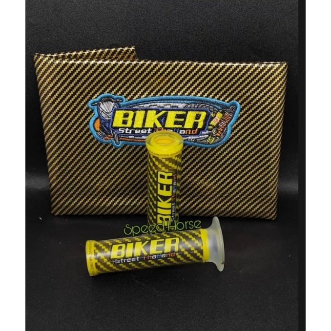 paket 2in1 Handgrip biker plus kulit jok biker Universal