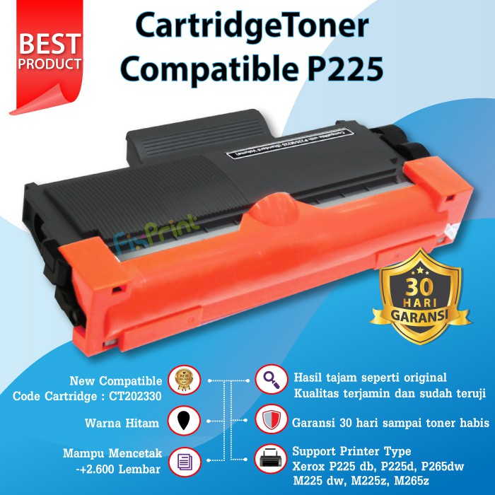 Cartridge Toner Compatible Xerox P225 P265 P225db P225d P265dw M225dw