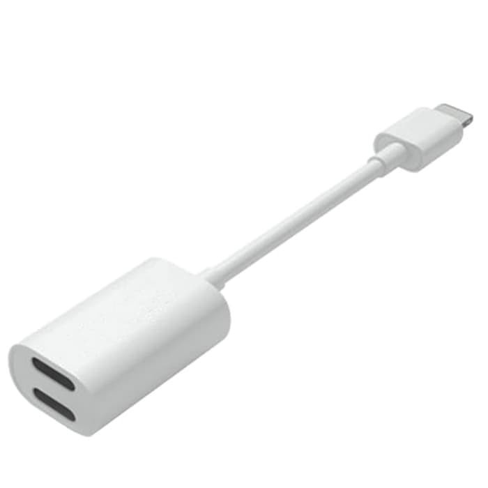 DOUBLE LIGHTNING CHARGING AUDIO CABLE |  Y CABLE DOUBLE LIGHTENING JACKS FOR IPHONE