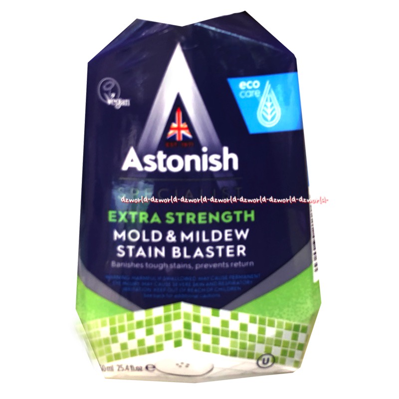 Astonish Mold &amp; Mildew Stain Blaster 750ml Cairan Pembersih Jamur Lumut dan Kerak Dinding Kamar Mandi Toilet Wc Astonis Mold Mild Dew