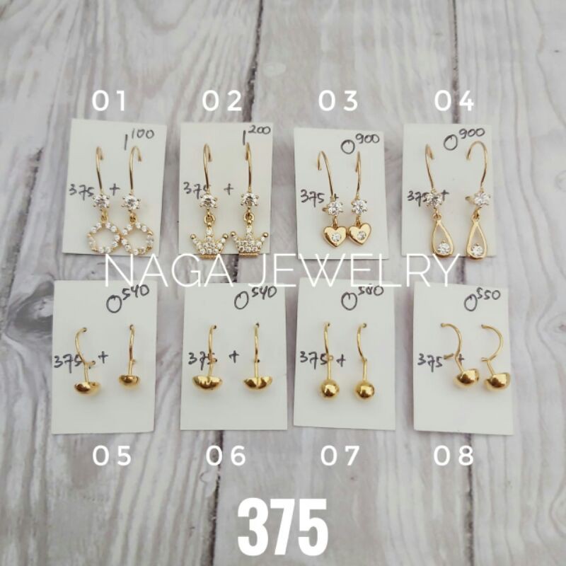 ANTING ANAK /DEWASA EMAS KADAR 375