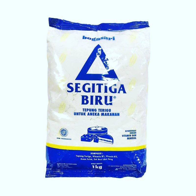 Jual Tepung Terigu Segitiga Biru Kemasan 1kg Shopee Indonesia 6217