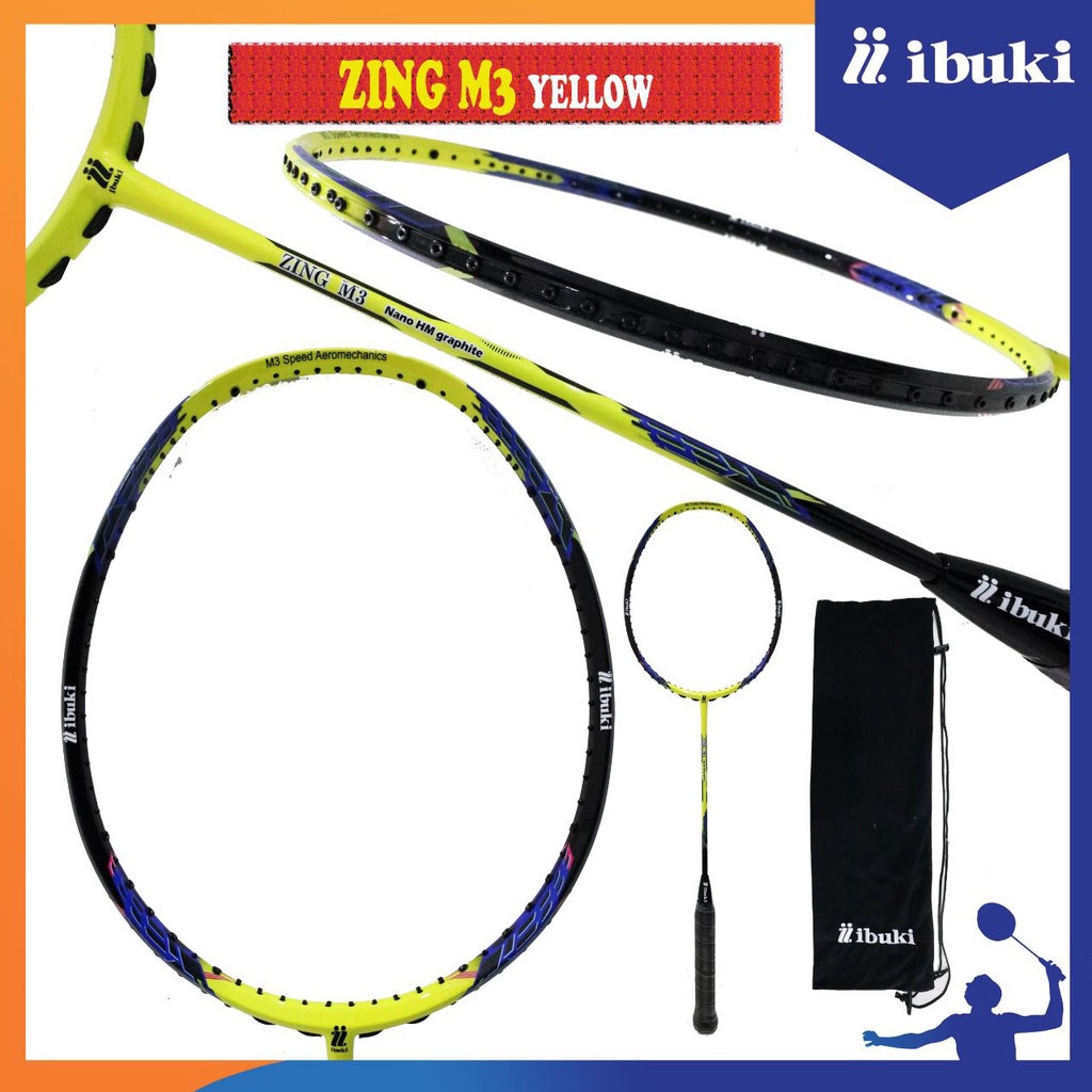 Raket Ibuki Zing m3 original Japan