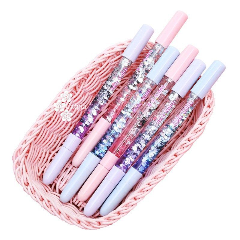 

Bolpen Glitter Manik-Manik Lampu Cute