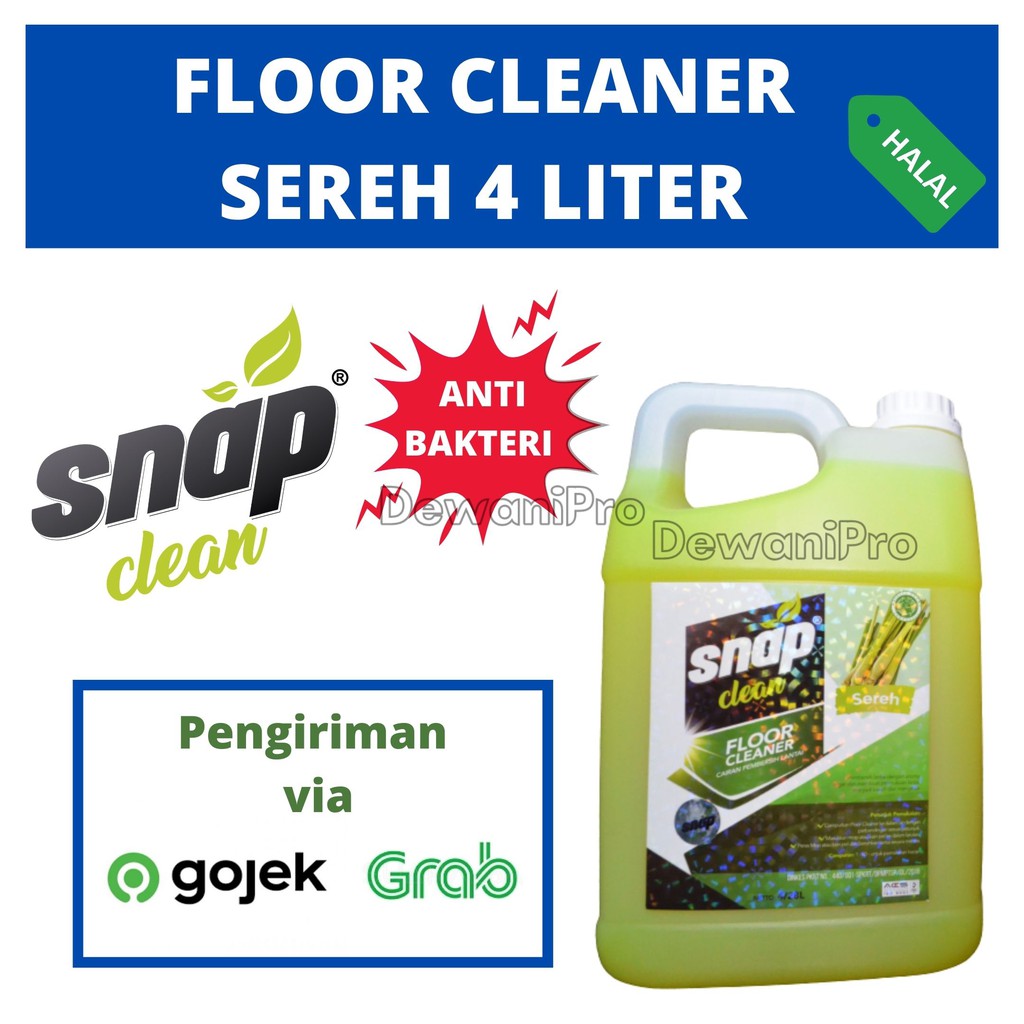 PEMBERSIH LANTAI FLOOR CLEANER SEREH SNAP CLEAN