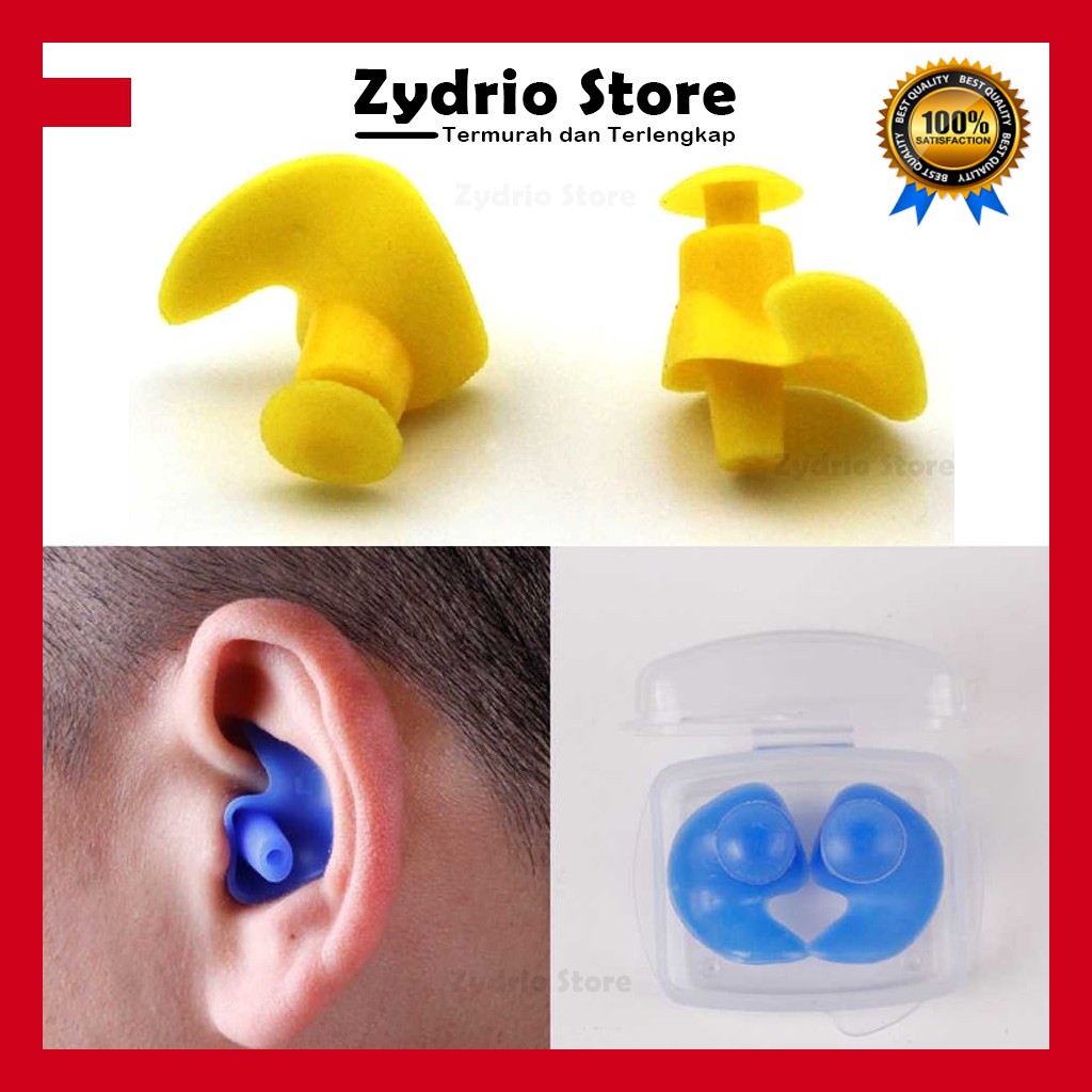 Penutup Telinga Anti Air / Earplug Renang / Earplugs / Ear Plug