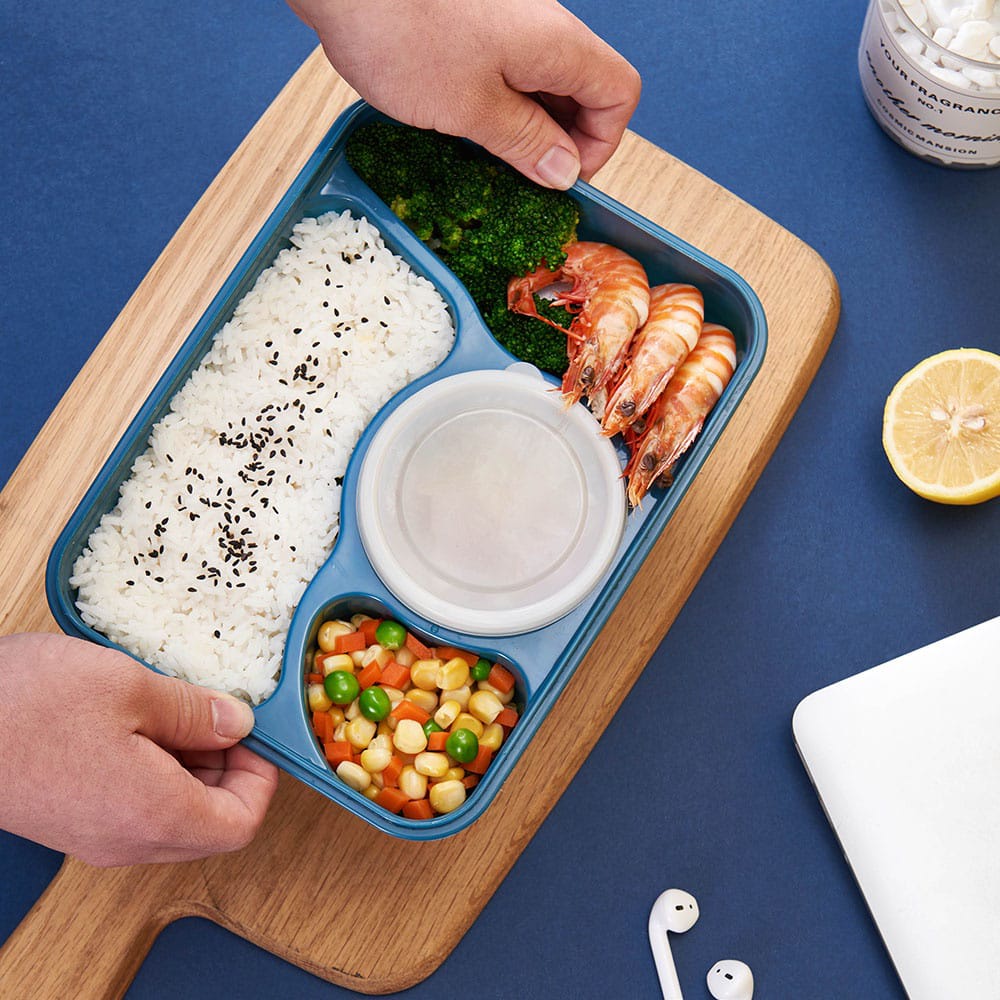 ☀ Sunly ☀ A217 LUNCH BOX Kotak Makan 4 Sekat