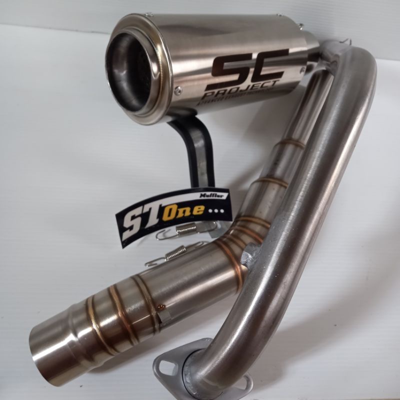 Knalpot racing Sc project Titan Cb150R cbr150 New Cb150r full set