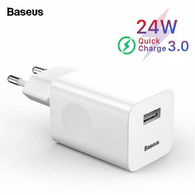 Baseus Kepala Charger 24w Quick Charger Qc 3.0