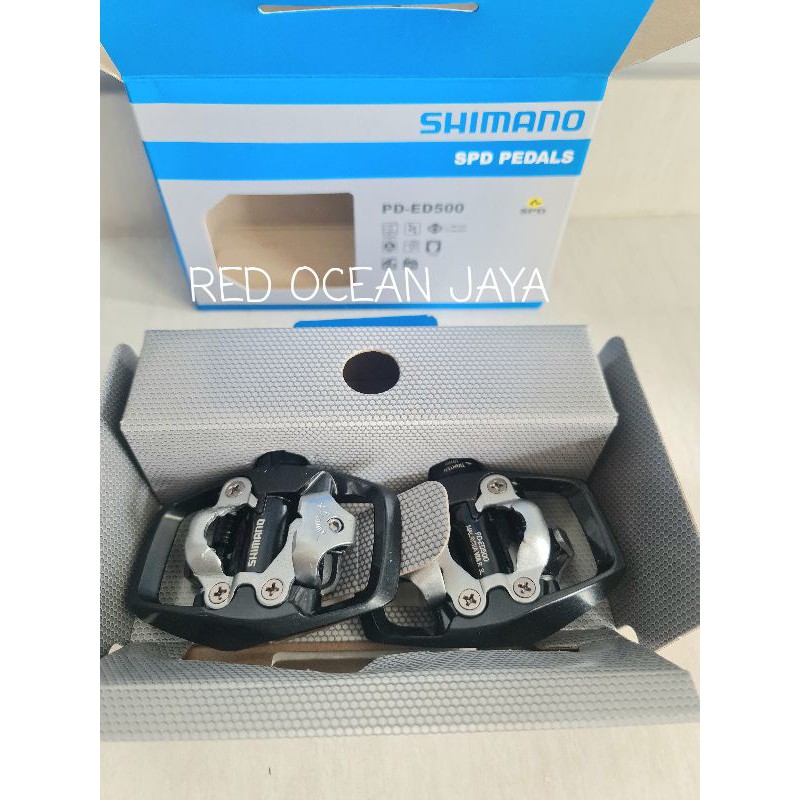 shimano Pedal ED500 not m530 m520 m505 eh500 dengan cleat sh56