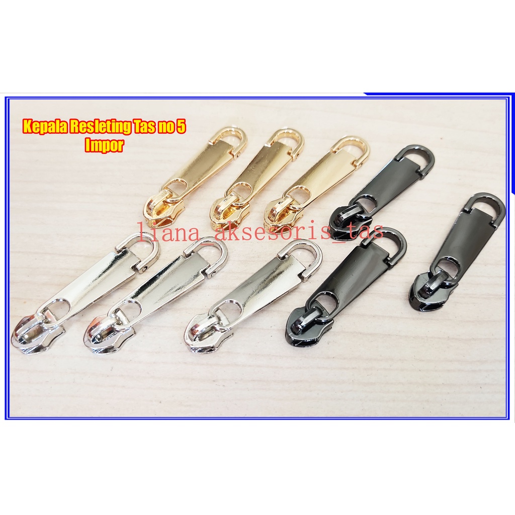 -KEPALA RESLETING TAS NO 5 IMPOR - KEPALA SLETING TAS