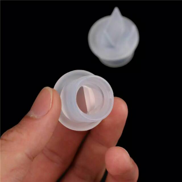 2PCS Duckbill Valve Katup Silicon Sparepart Pompa Asi Sondkoo Real Bubee