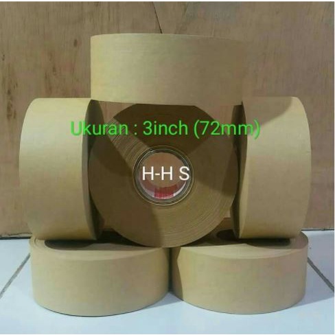 Lakban air / gummed tape uk 3inch / 72mm