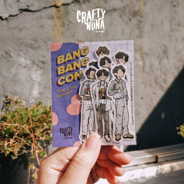 (BT-008) BTS FANART BBC BangBangCon 2020 STICKER SET ✨ original fanmade goods stiker case hp journal aesthetic