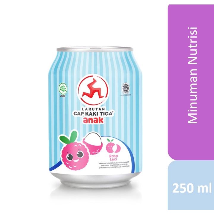 

ANEKA SNACK LARUTAN CAP KAKI TIGA ANAK KEMASAN 250 ML RASA LECI / MINUMAN PANAS DALAM
