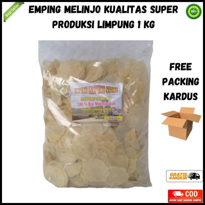 

Emping Mlinjo Mentah Original Tipis Dan Kering Asli Limpung 1Kg