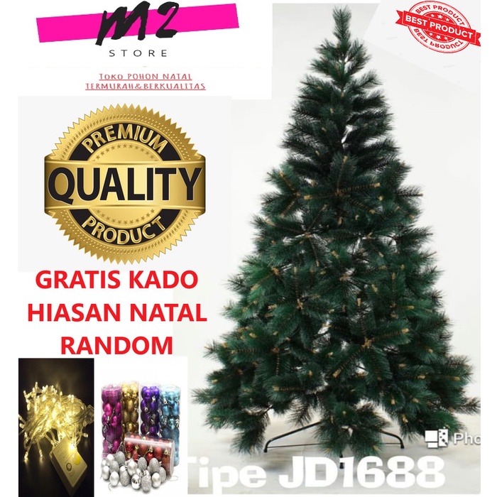 Pohon natal murah 240cm snow white pine tree JD1688/8FT
