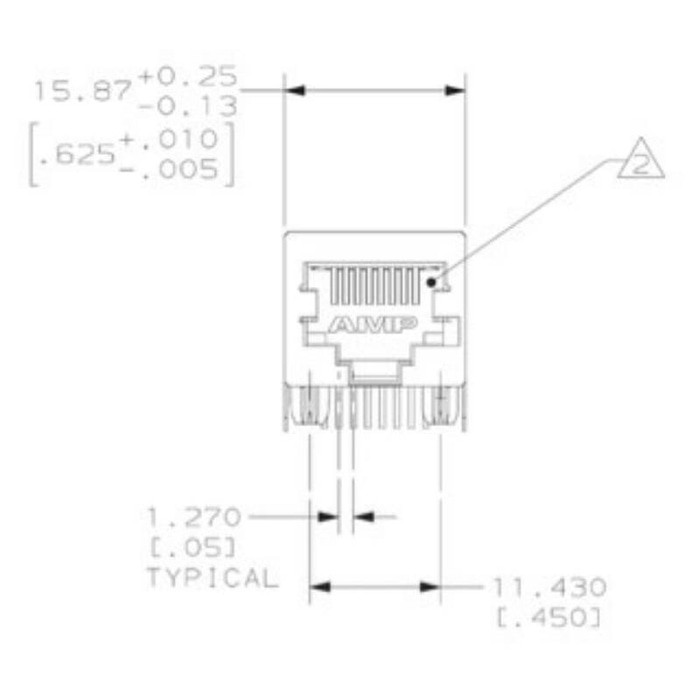 Soket female RJ45 8pin 8p LAN UTP Ethernet socket RJ 45 metal shielded