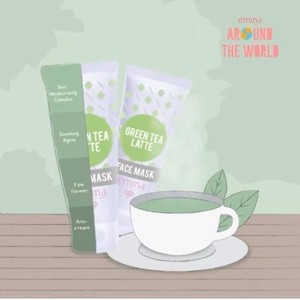 ★ BB ★ EMINA  Green Tea Latte Face Mask