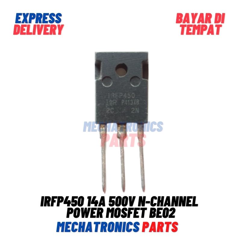 [SMC-9164] IRFP450 IRF450 14A 500V N-CHANNEL POWER MOSFET BE02