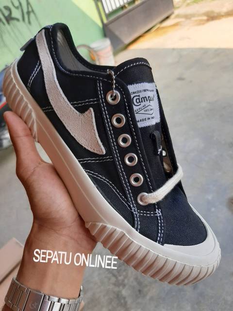 Sepatu Campuss Semesta Black White Low & High Original Not Compass-7