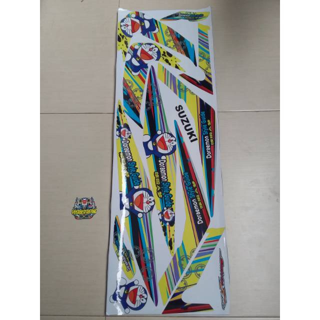 STRIPING VARIASI SATRIA FU OLD / BARONG DORAEMON