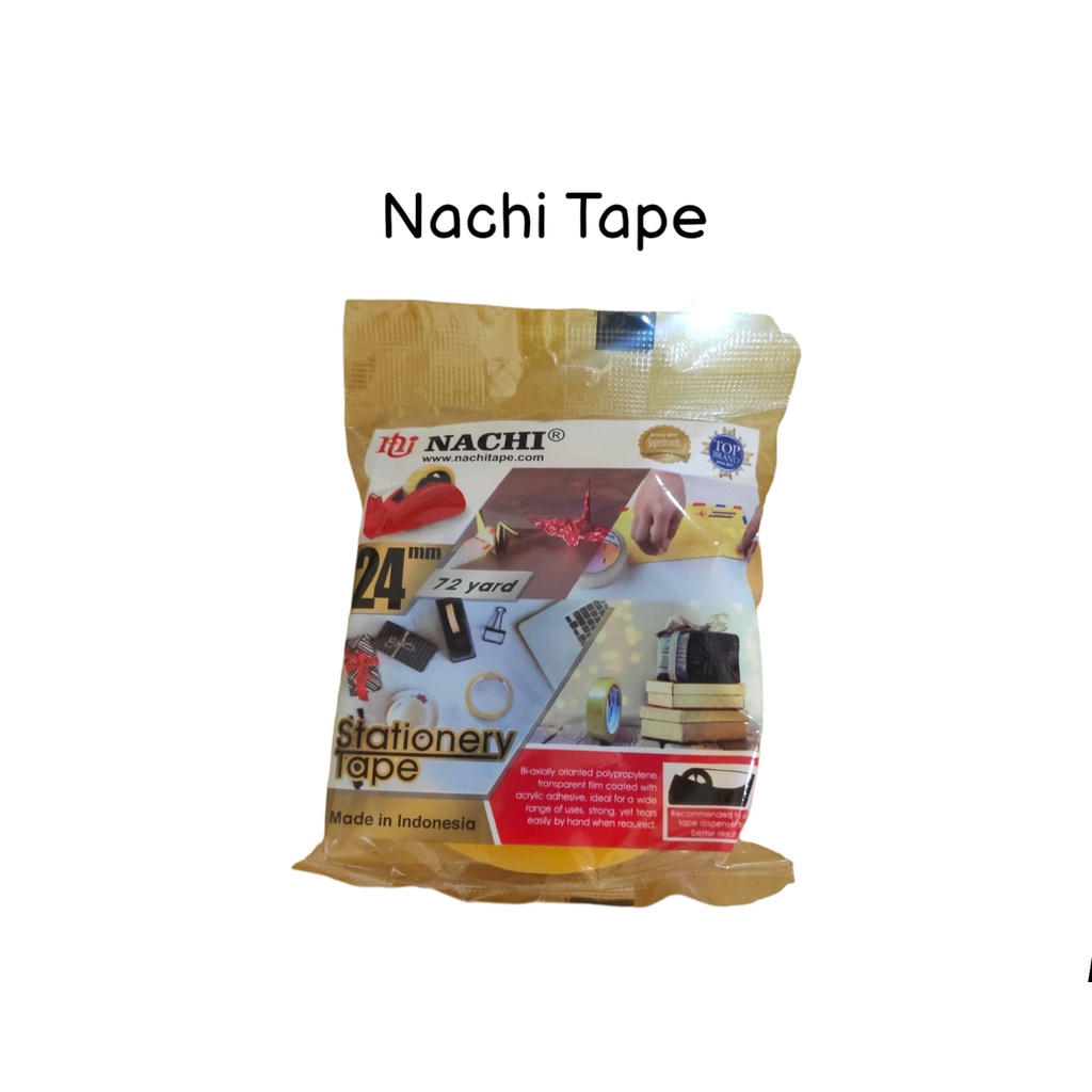 

selotip Nachi Tape Isolasi bening