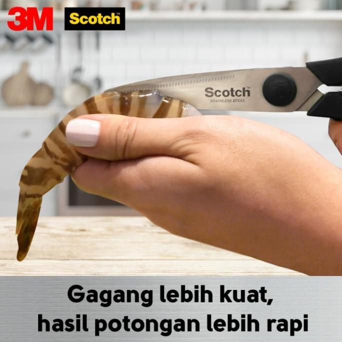 

Scotch 3M Gunting Dapur Premium Tahan Karat Kitchen Scissors KS-P-HK38 STOK TERBATAS