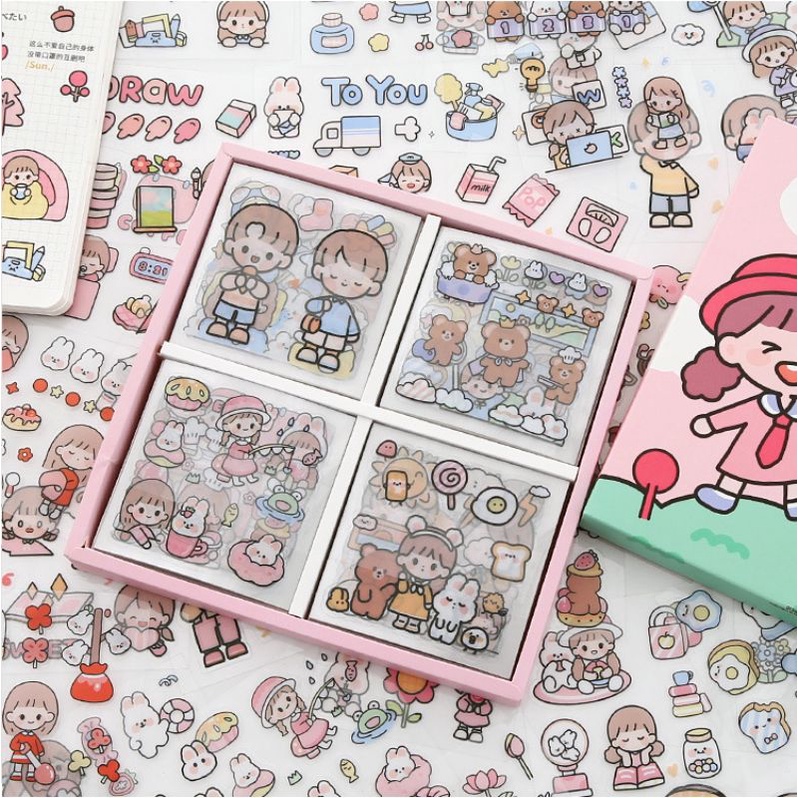 

[COD] Sticker 2D Set Diary Book Aesthetic/ Sticker Tumbler
