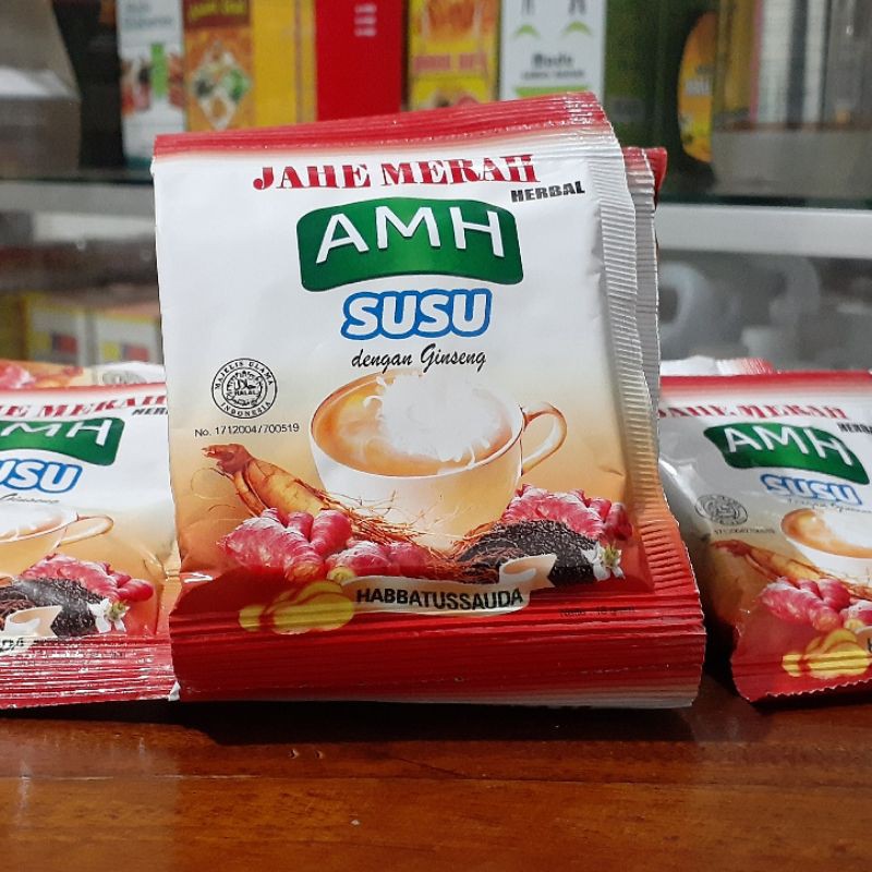 

[ AMH 1 RENTENG ] Jahe Merah AMH Susu + Ginseng | AMH Susu Ginseng | Minuman Jahe merah