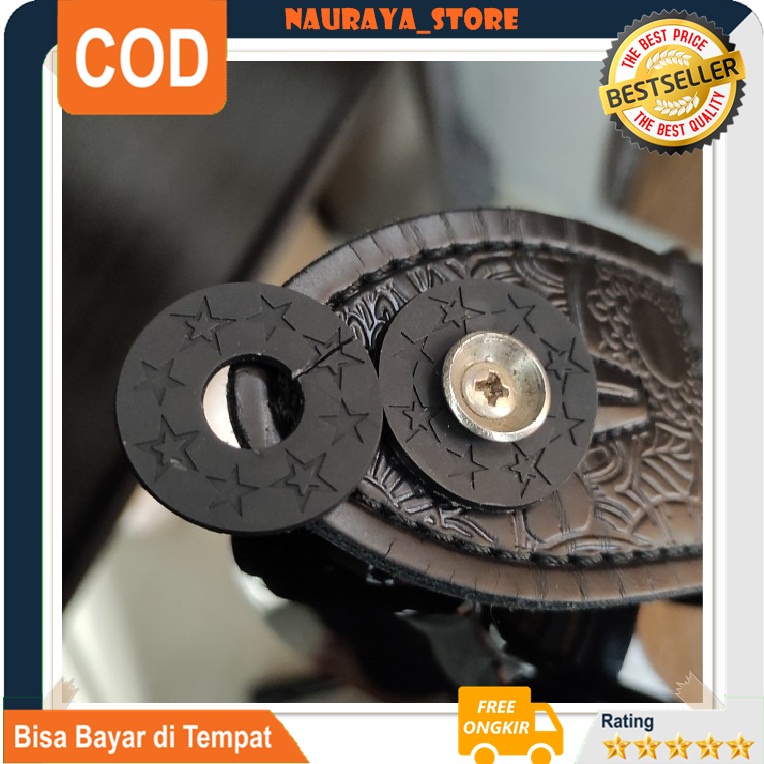 Karet Strap Gitar Akustik Guitar Kulit Perangkat Peralatan Gitar Bass Elektrik Cowboy Ukulele Listri