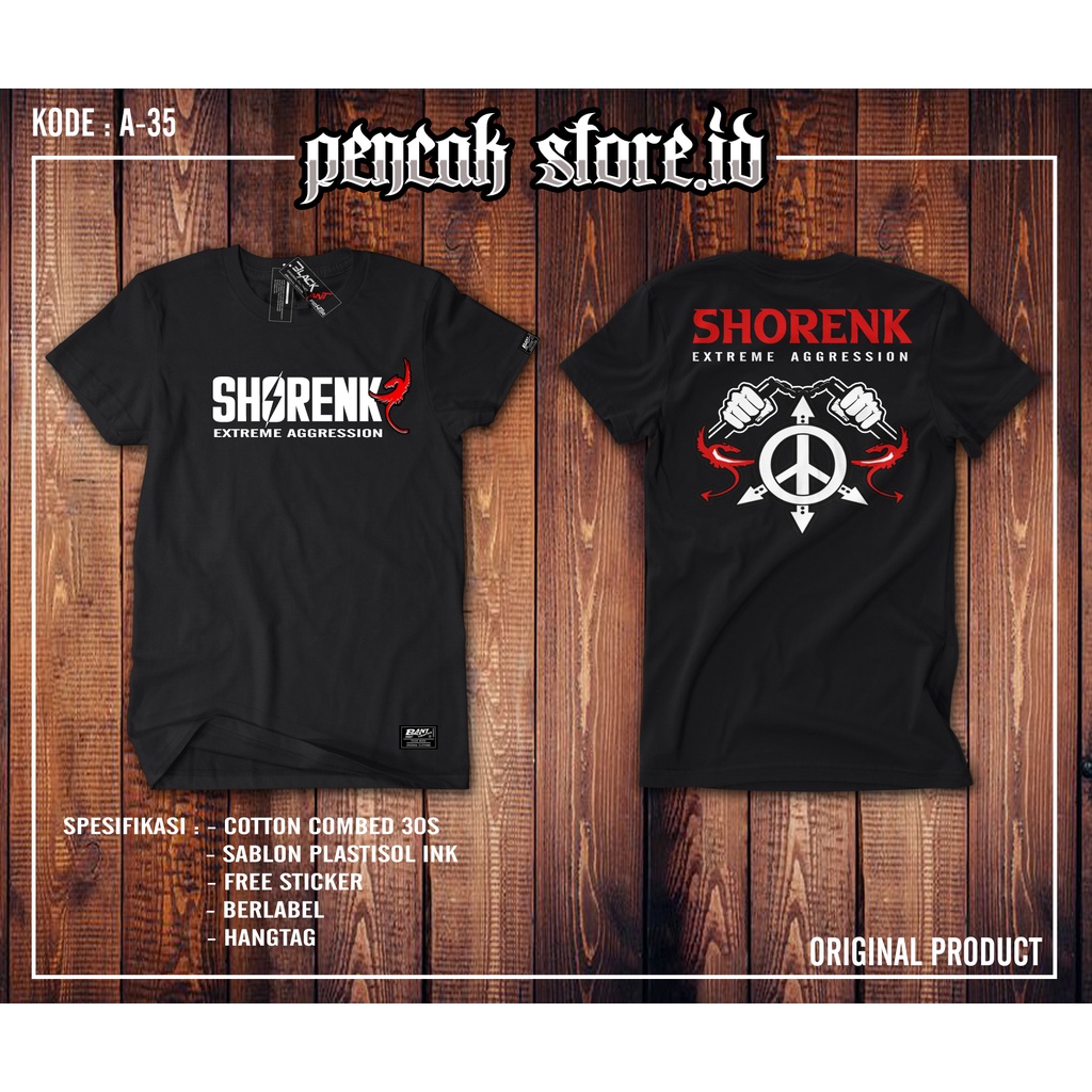 kaos shorenk kaos psht keren murah simpel