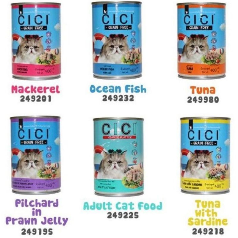 CICI KALENG pakan kucing wet food 400gr